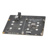 SUPTRONICS X1011 PCIe 2.0 to Quad M.2 NVMe 4 SSD Bottom Shield with METAL CASE for Raspberry Pi 5